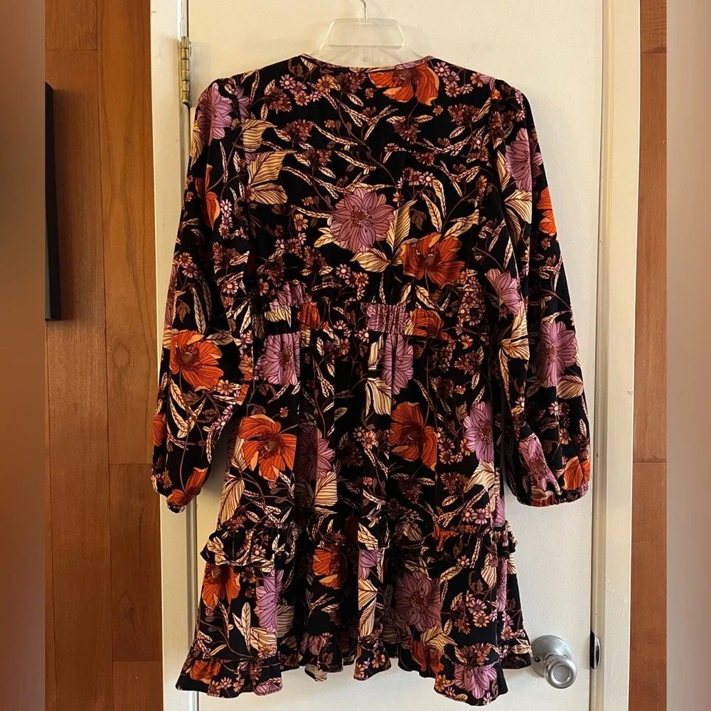 Anthropologie Pilcro Tiered Corduroy Dress - Picture 3 of 10
